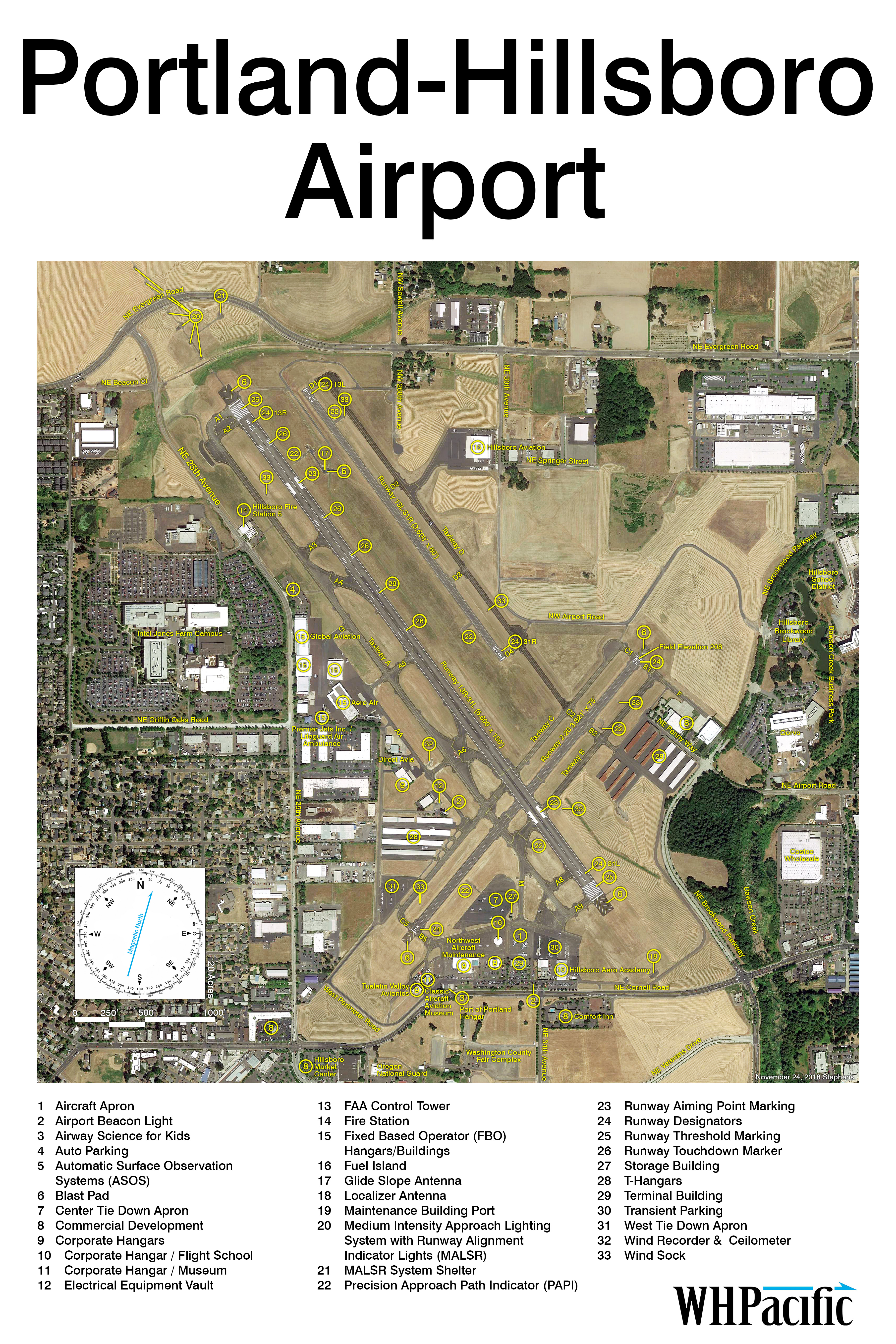 portland hillsboro airport existing conditions